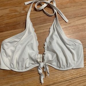 White VS swim top